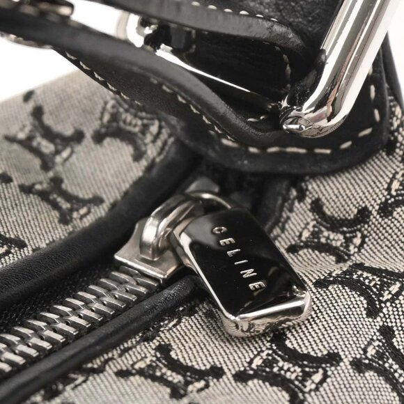 Celine Black Canvas Macadam Handbag CE00/14 177584 - Picture 6 of 9